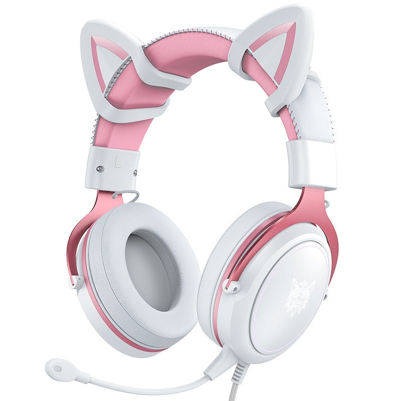 Cute E-sports Computer Head-mounted For Sweet Gamer Girls Headset
